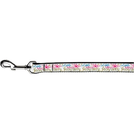 Mirage Pet Products 0.37 Wide 4 ft. Long Little Miss Royalty Nylon Dog Leash 125-092 3804